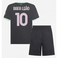 AC Milan Rafael Leao #10 Tredjedraktsett Barn 2024-25 Kortermet (+ korte bukser)